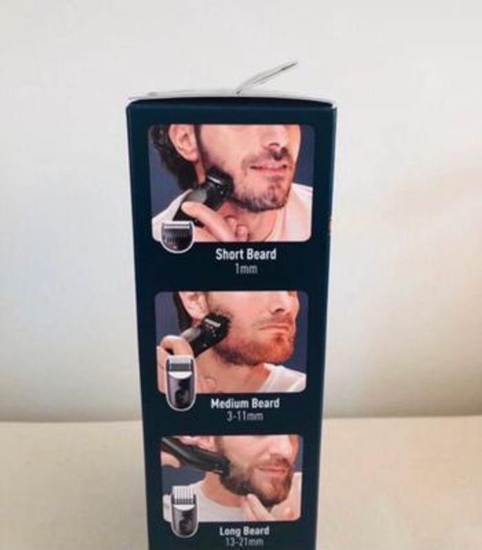 King C. Gillette Kit tondeuse à barbe sans fil, avec lames tranchantes à vie et 3 peignes interchangeables NEUF - photo numéro 2