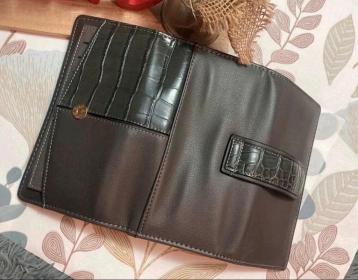 Portefeuille gris avec porte-cartes indépendants - photo numéro 6