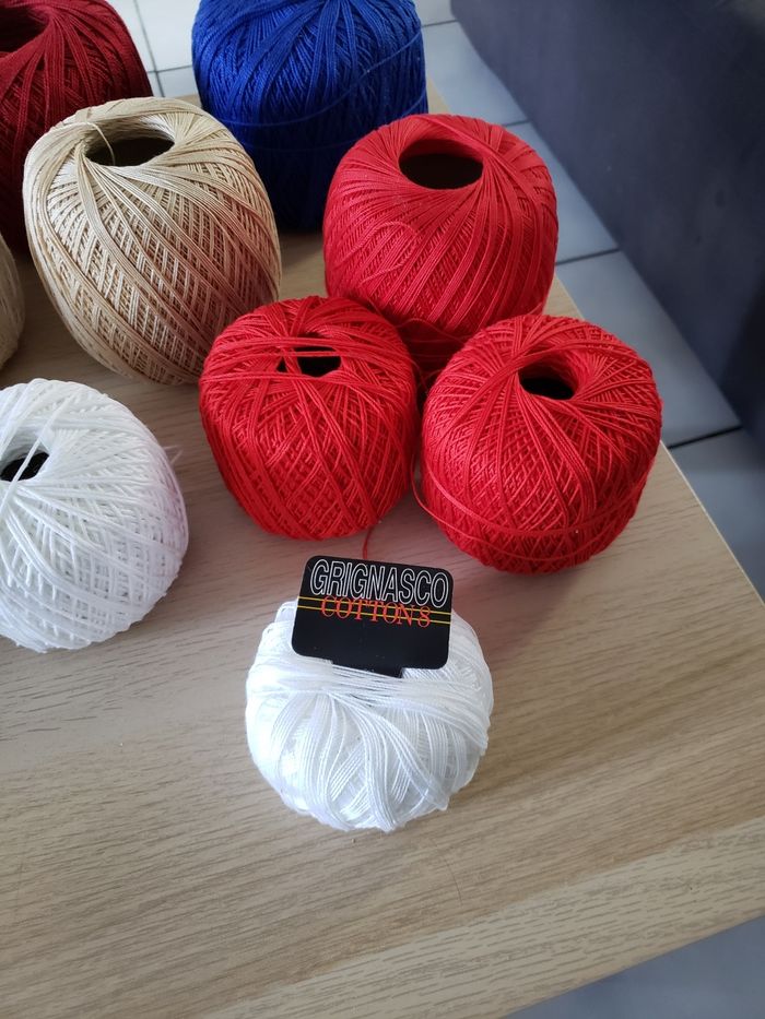 Lot fils pour crochet - photo numéro 2