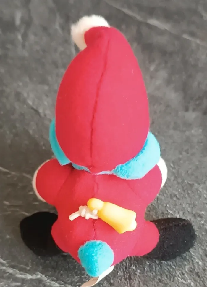Peluche Schtroumpf de noël vibrante vintage - McDonald's - photo numéro 4