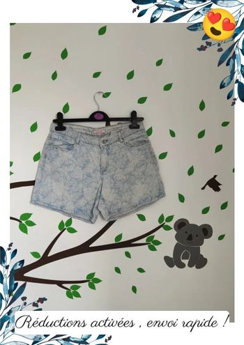 Short clair femme camaïeu