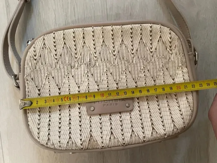 Fuchsia Paris beige purse sac à main - photo numéro 17