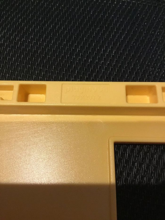 Playmobil mur parois jaune avec double ouvertures 16x15cm pièces détachées maison moderne 9266 - photo numéro 5