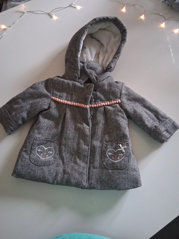 Blouson gris avec capuche chaud Orchestra - photo numéro 4