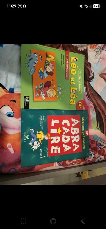  2 livres apprentissage lecture