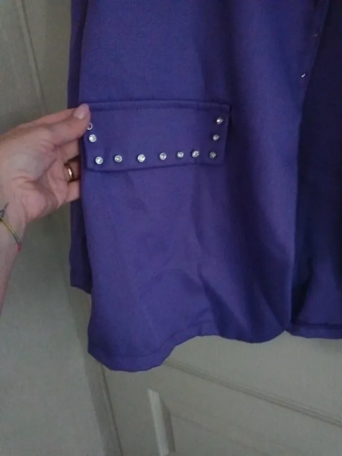 Veste violette légère - photo numéro 3