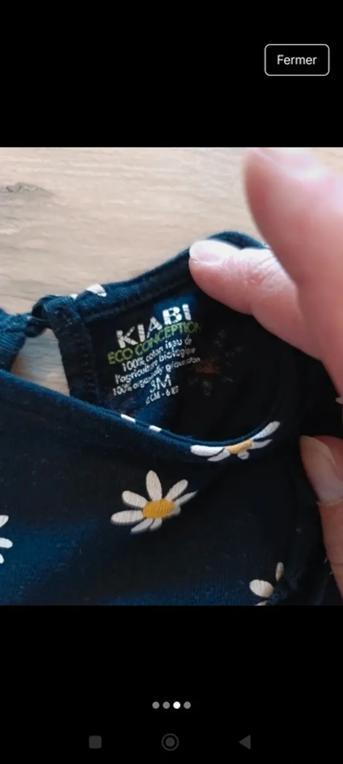 Robe Kiabi 3 mois - photo numéro 3