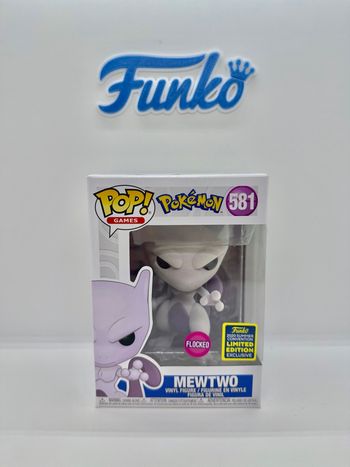 Funko Pop Pokemon Mewtwo 581 Flocked Summer Convention 2020