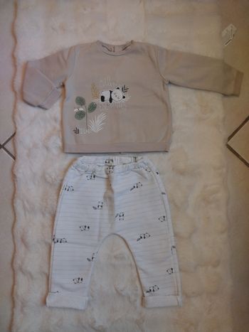 Ensemble bébé garçon Petit Béguin 9 mois