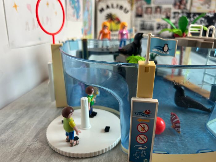 grand aquarium à orque playmobil avec de nombreux accessoires - photo numéro 5