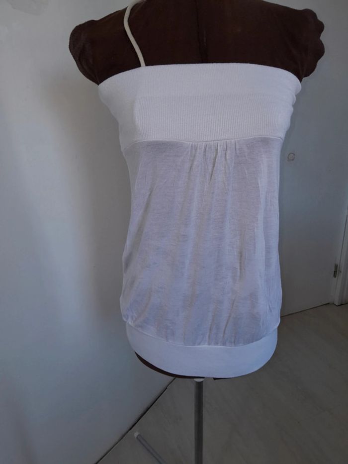Bustier tee shirt taille unique