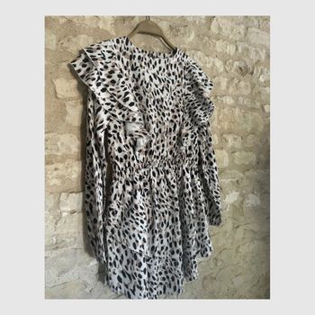 Robe courte imprimé léopard – Taille S