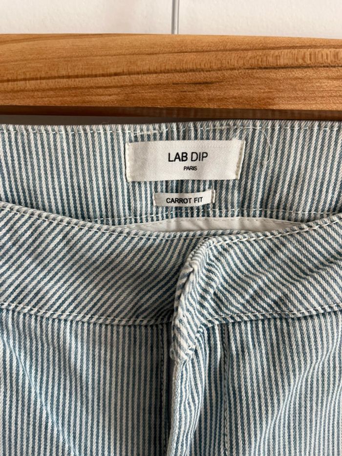 Pantalon carotte rayé Lab Dip - photo numéro 5