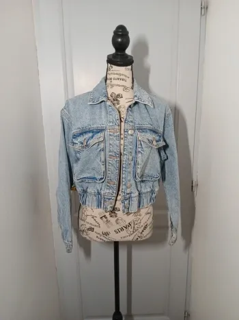 💙 Veste en jean bleu délavé – Jennyfer – Taille S – Très bon état