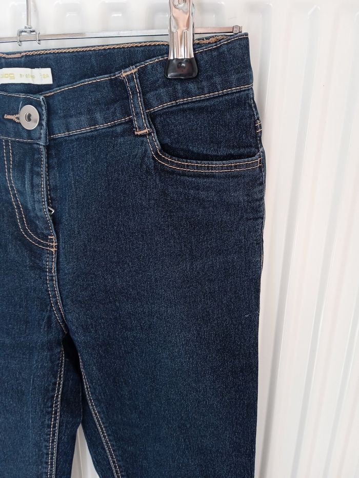 Jean bleu marine fille 12 ans Gémo - photo numéro 2