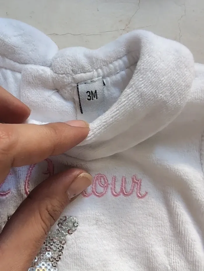 Haut pijama bébé fille 3 mois - photo numéro 3