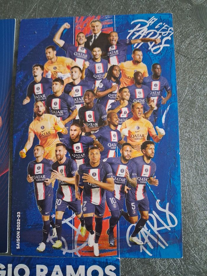 5 cartes joueurs PSG - photo numéro 4