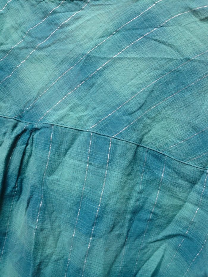 Chemise à paillettes bleu taille 40 - photo numéro 8