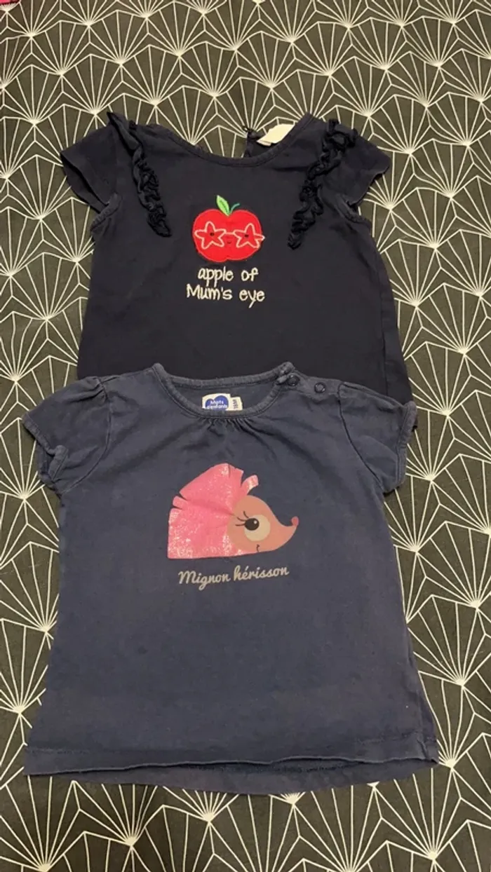 2 tee-shirts