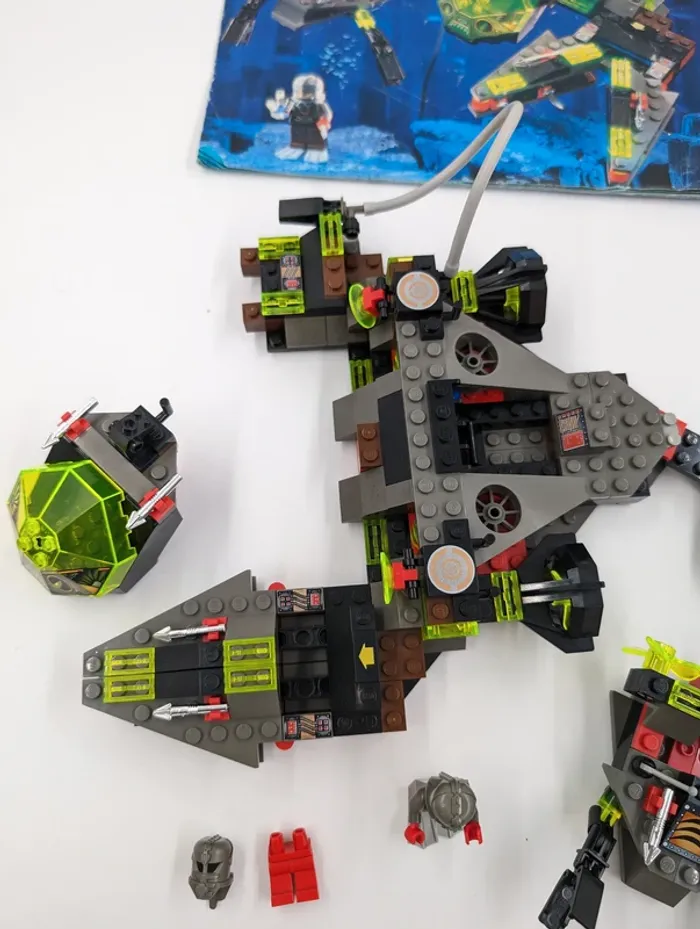 Set Lego 6160 Aquazone Sea Scorpion sans boite avec notice presque complet (manque 5 pièces) - photo numéro 4