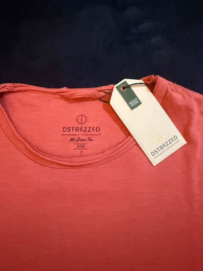 Dstrezzed – Tee-shirt "McQueen" rose, taille S - photo numéro 3