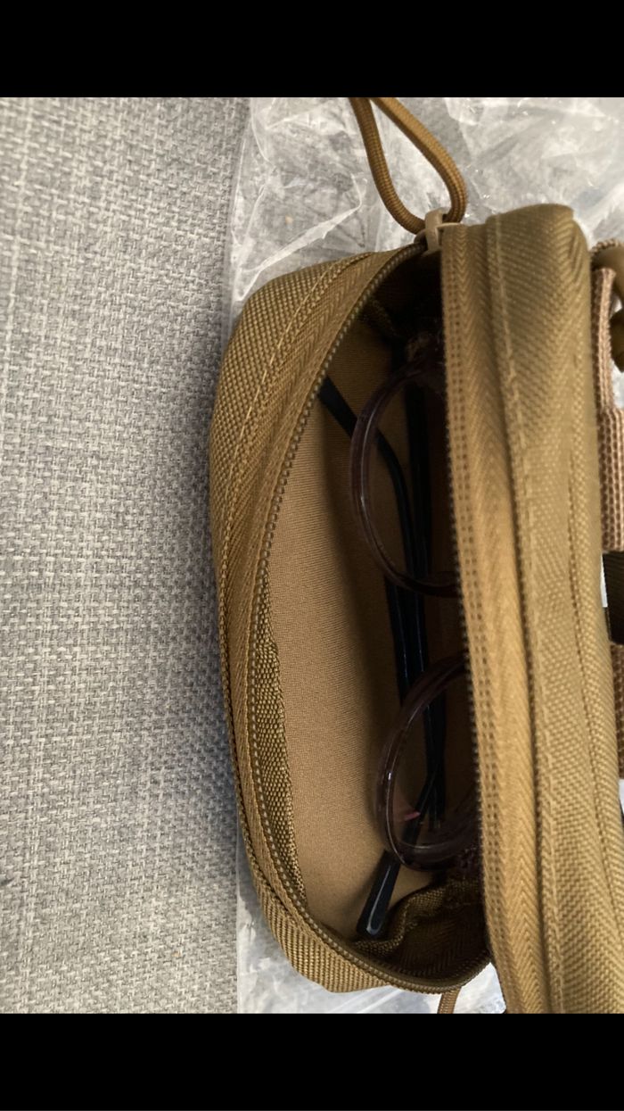 Etui à lunette armée, Camouflage tactique militaire NEUF Kaki - photo numéro 10