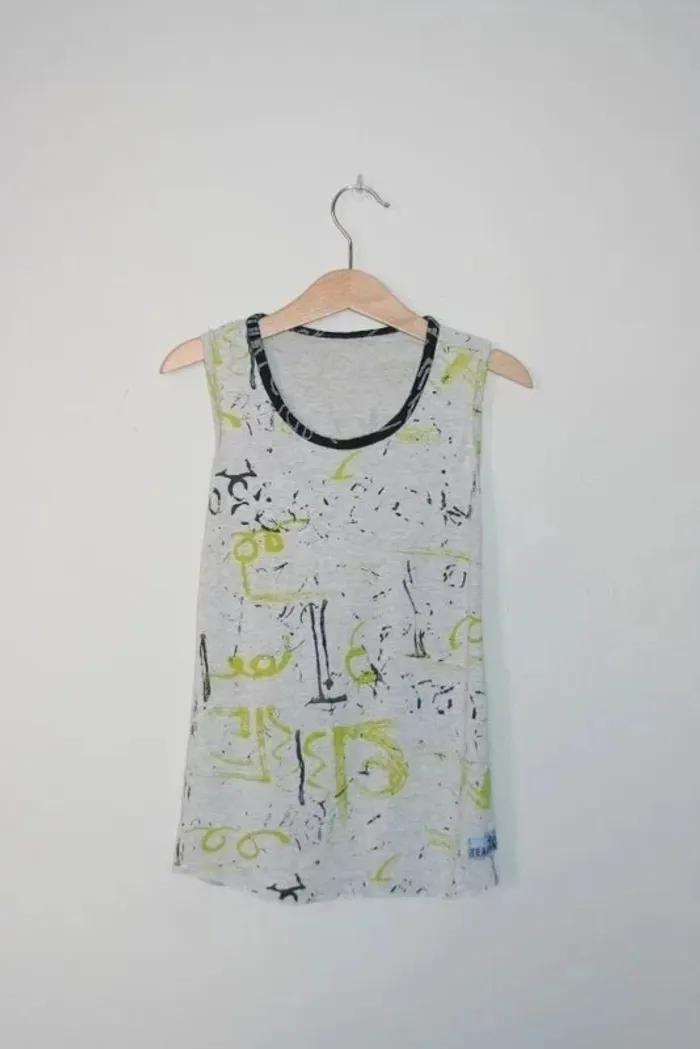 Débardeur gris clair 10 ans