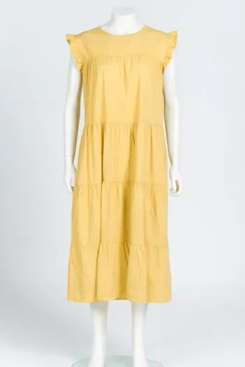 Robe jaune NT by Anaita Fabriquée en Italie