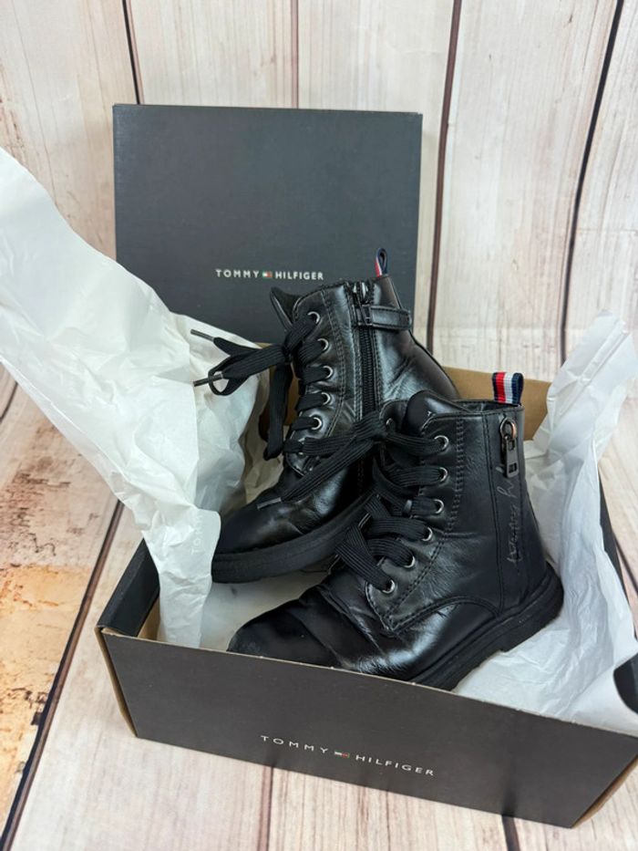 Bottines enfant à Zip Tommy Hilfiger pointure 28 mixte - photo numéro 2