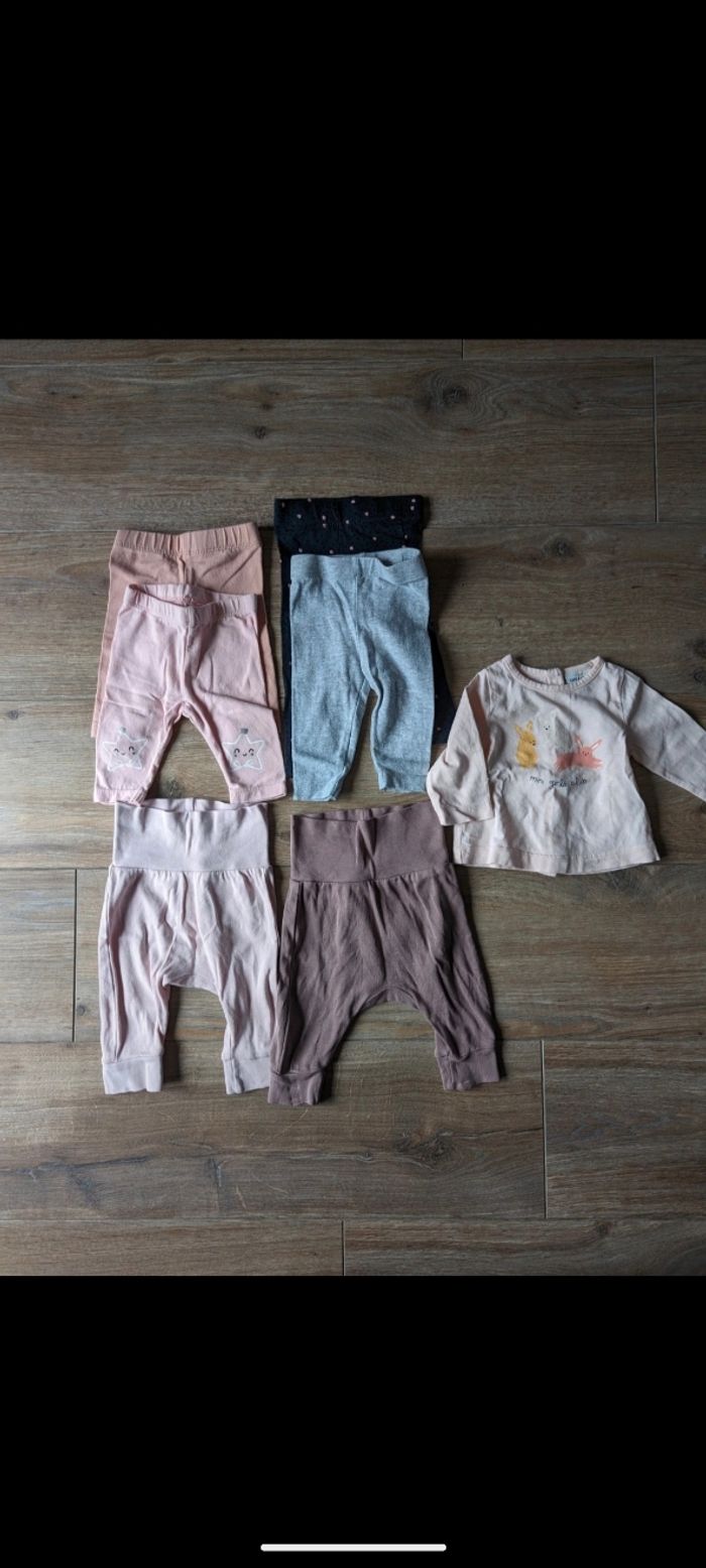 Lot leggings 1-3 mois