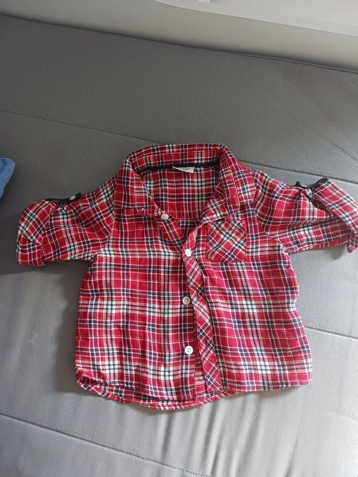 Lot 6 chemises été bébé garçon 6 mois : Orchestra, Tape à l'œil, H&M, C&A