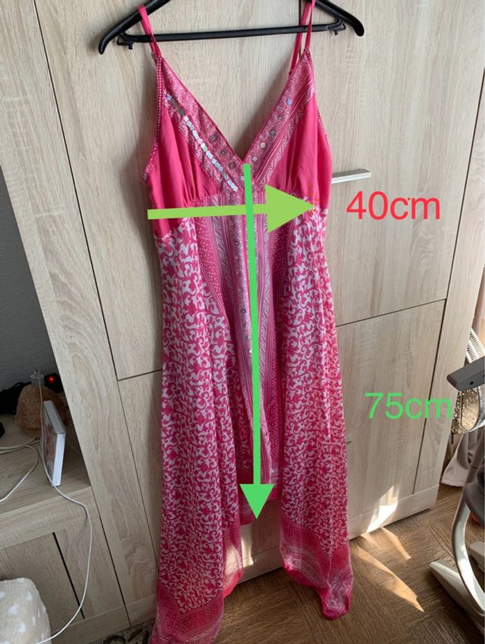 Robe été fushia 38-40 - photo numéro 2