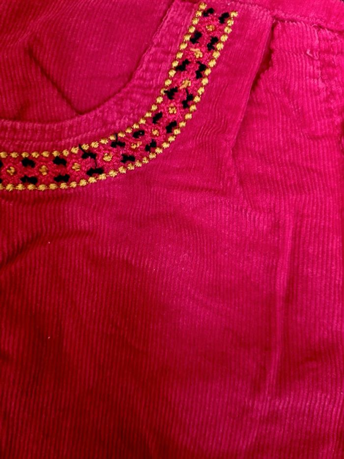 Lot de 3 pantalons velours pour bebe fille - photo numéro 3