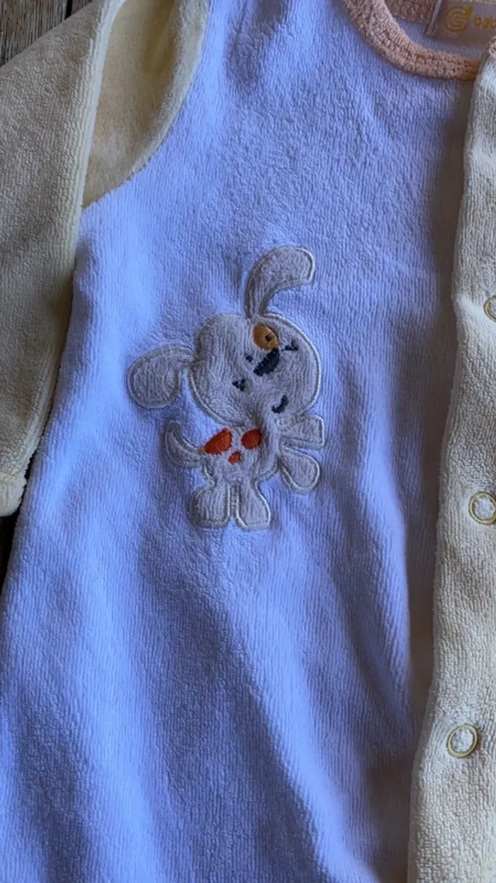 Lot de 4 pyjamas en velours - 3 mois - photo numéro 13