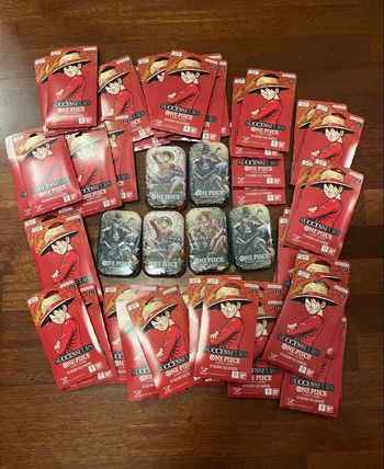 Pack One Piece OP13 Fr - 30 Blisters + 6 Mini Tins