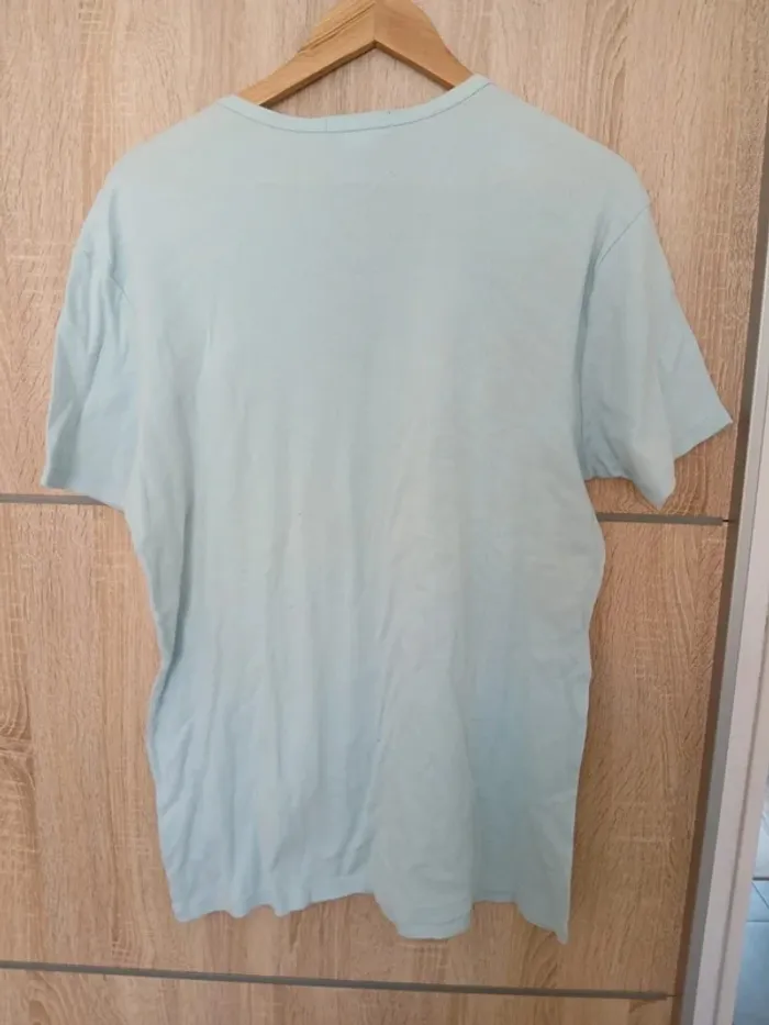 Tee shirt underwear ralph lauren XL bleu clair - photo numéro 4