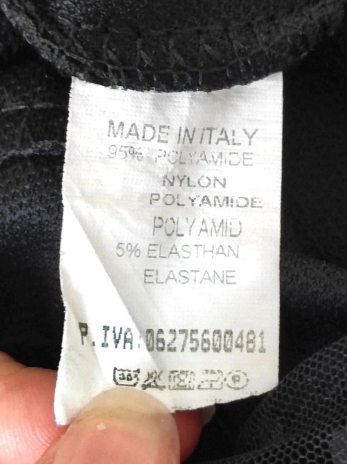 Combi short noir pois dos transparent / Made in Italy - 34/XS à 38/M - photo numéro 11