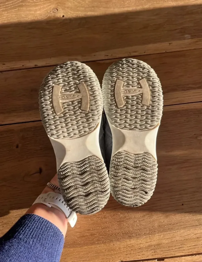 Baskets grises et bleues Hogan - photo numéro 8