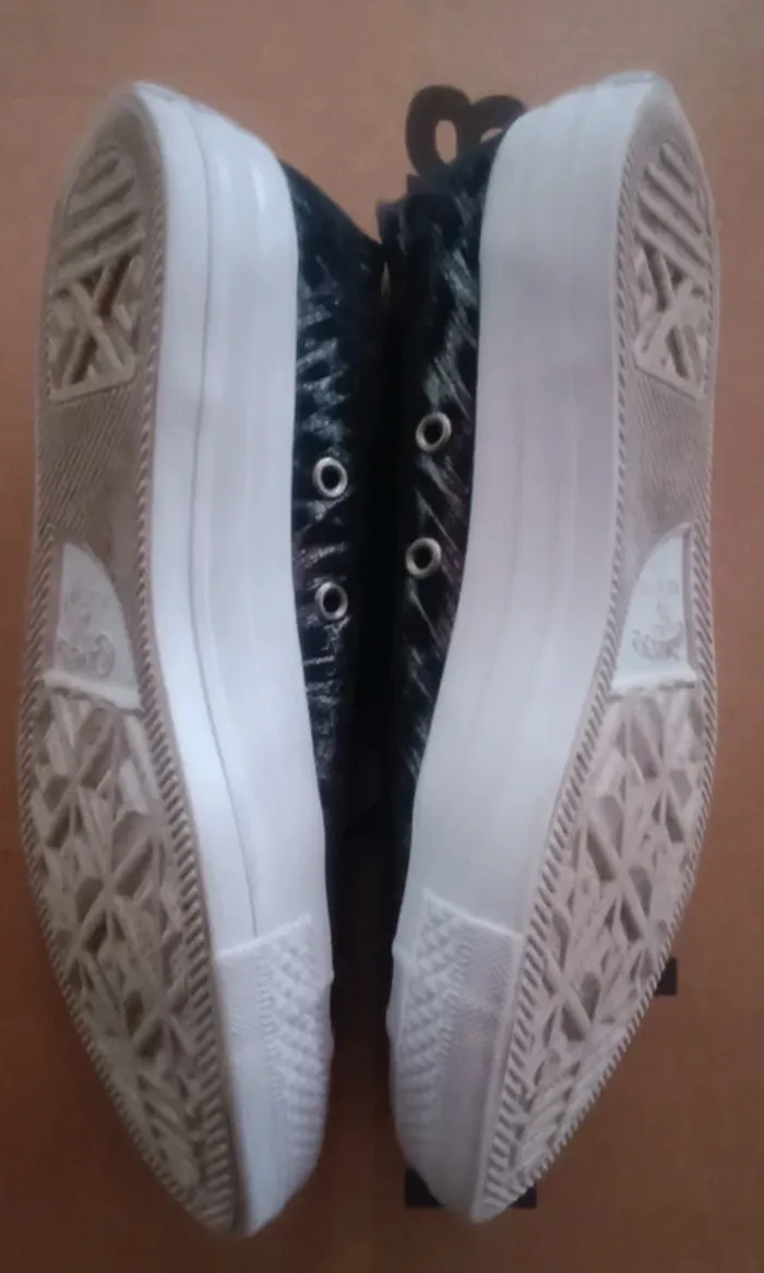 Baskets noir imprimé animal Converse - photo numéro 6