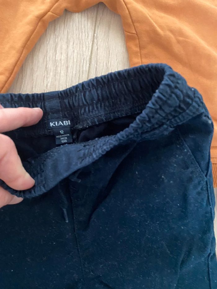 Lot de 5 pantalons 12 mois très bon etat - photo numéro 3