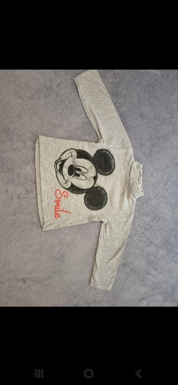 Manche longue mickey disney