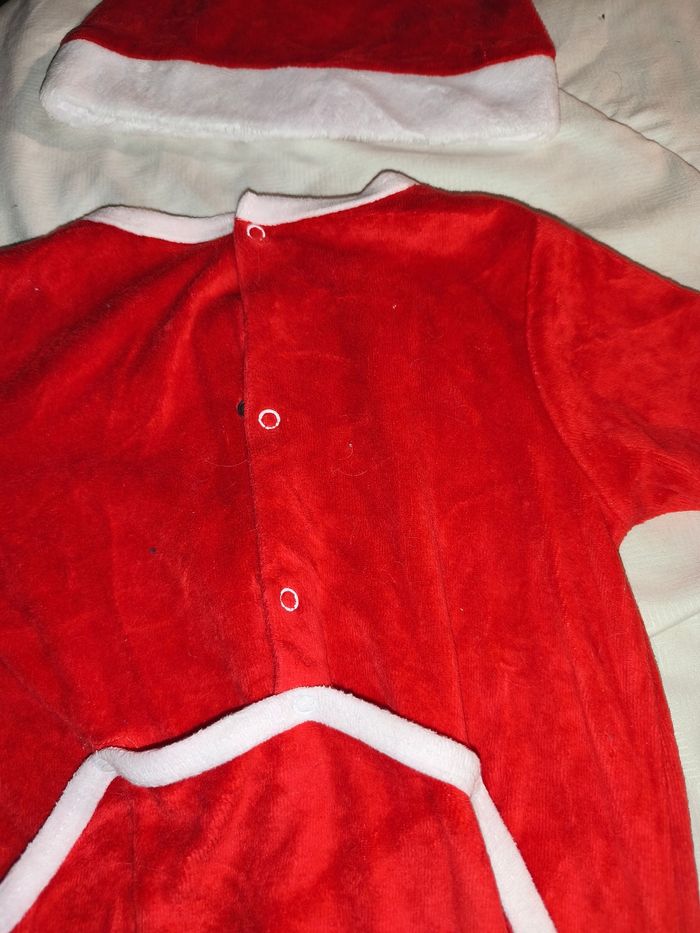 Ensemble lot bonnet pyjama père Noël Minnie - photo numéro 3