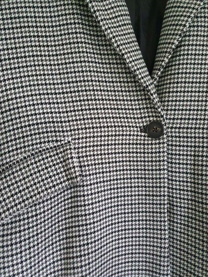 Manteau long pied de poule Kiabi M - photo numéro 5