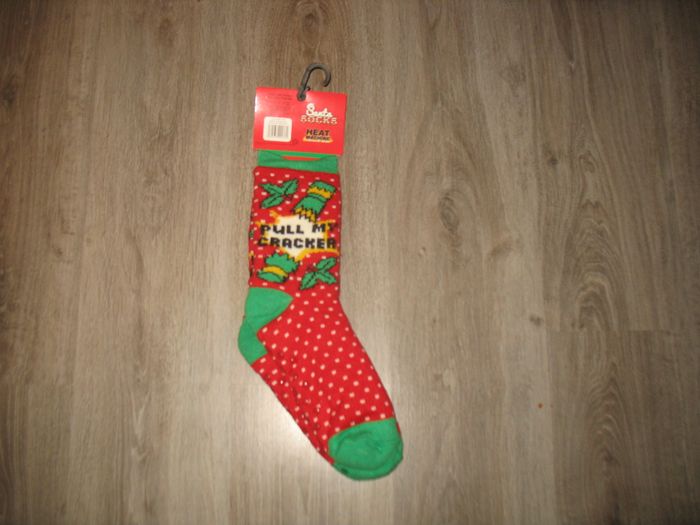 PAIRE DE CHAUSSETTES DE NOËL "SANTA SOCKS" - TAILLE UNIQUE - n°13 - photo numéro 2