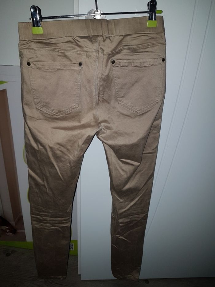 Pantalon beige foncé taille S - photo numéro 4
