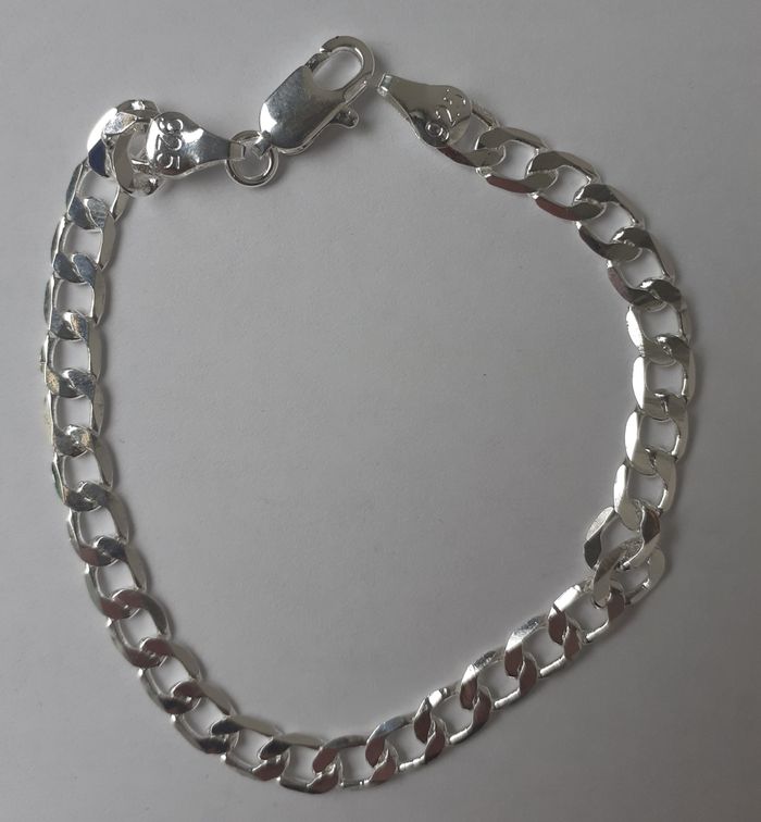 bracelet en argent 925 longueur 20 cm - photo numéro 3