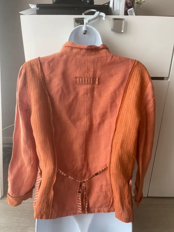 Blazer Carole richard 100% lin - photo numéro 4
