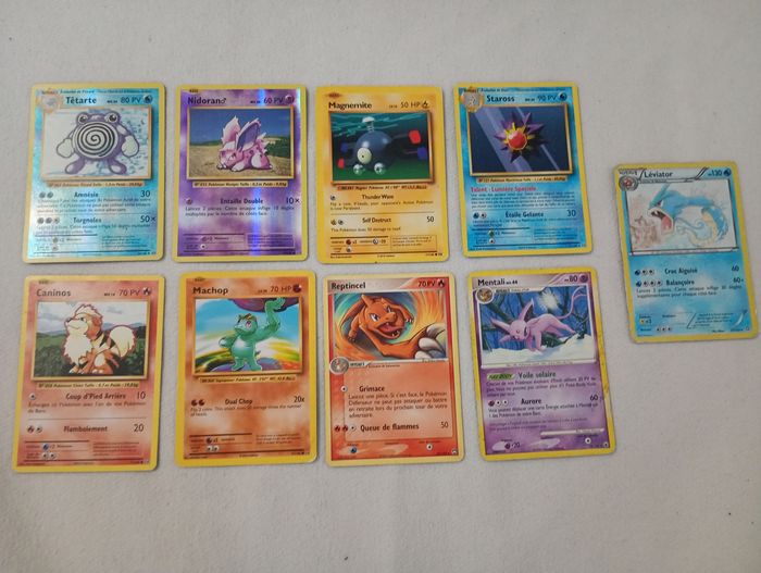Lot de 9 carte pokémon