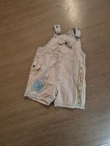 Salopette courte bébé