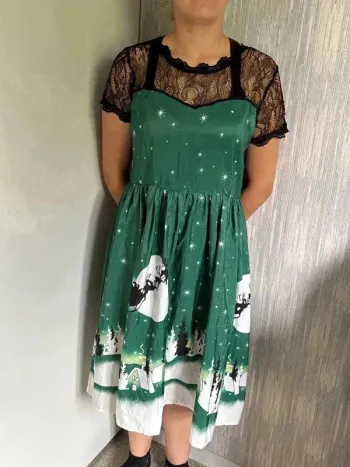 Robe de Noël marque shein taille 44